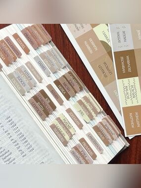 Laminated Large Print Bible Tabs